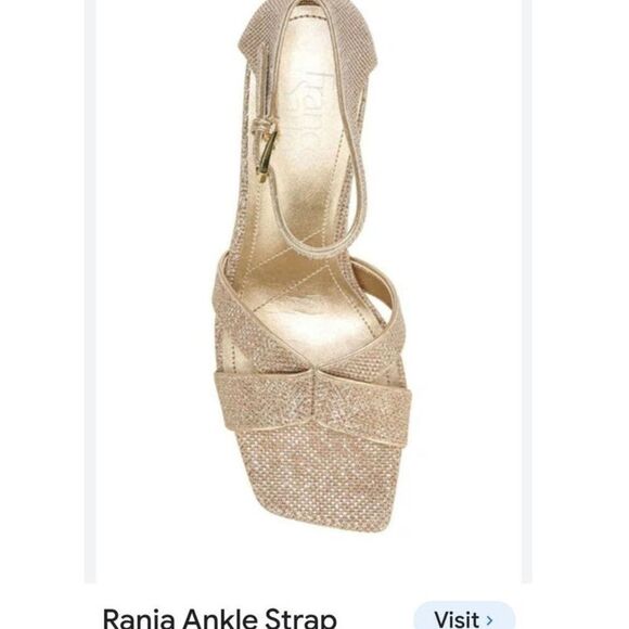 Franco Sarto‎ NWOB Rania 2 Stiletto sz 6 Gold - Picture 4 of 6